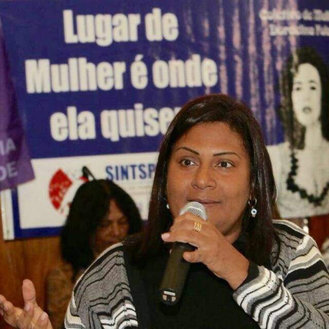 Marlene Miranda, secretária da mulher trabalhadora da CUT Rio de Janeiro